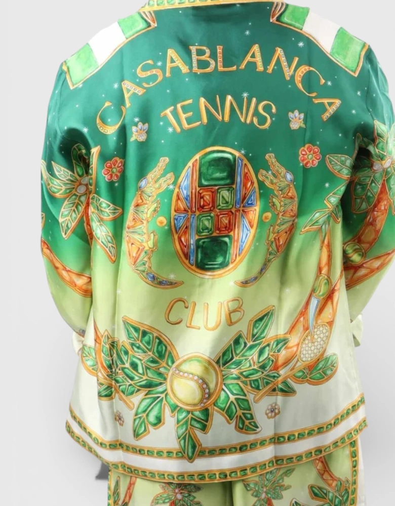 Cuban Collar Long Sleeve Shirt Joyaux D'Afrique