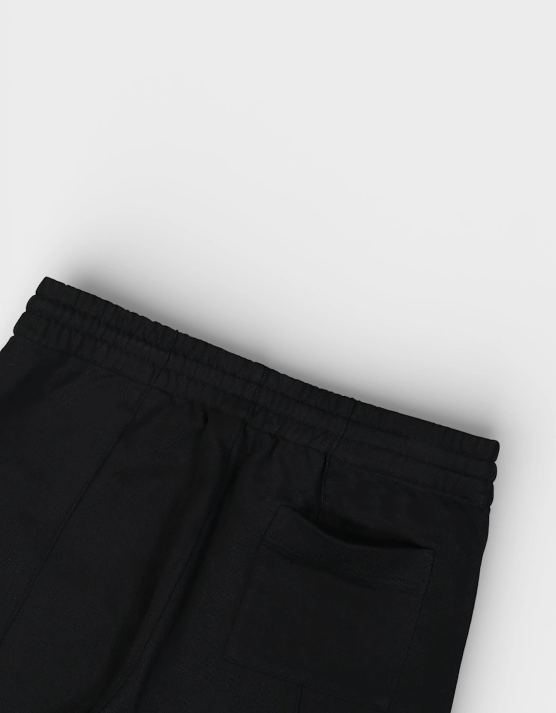 Tape Panelled Sweatpants Laurel Logo Black