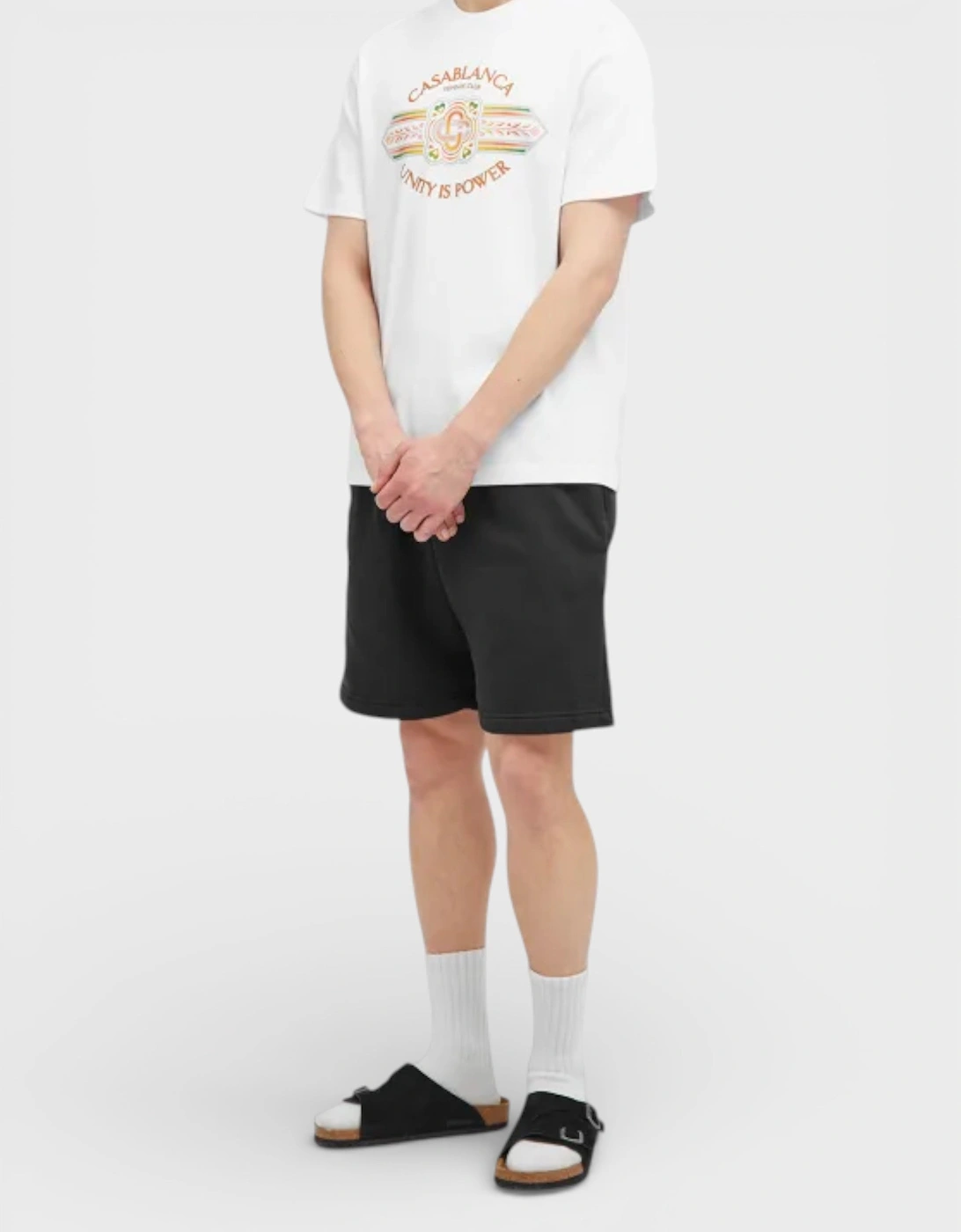 Printed T-Shirt Unity Is Power White