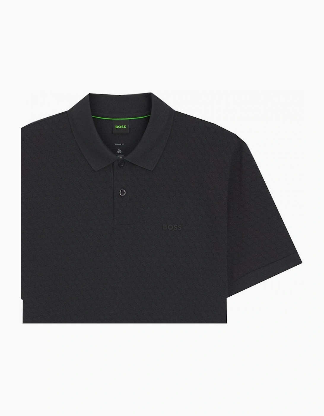 Men's Navy Chip Paddy Polo Shirt With full Pattern