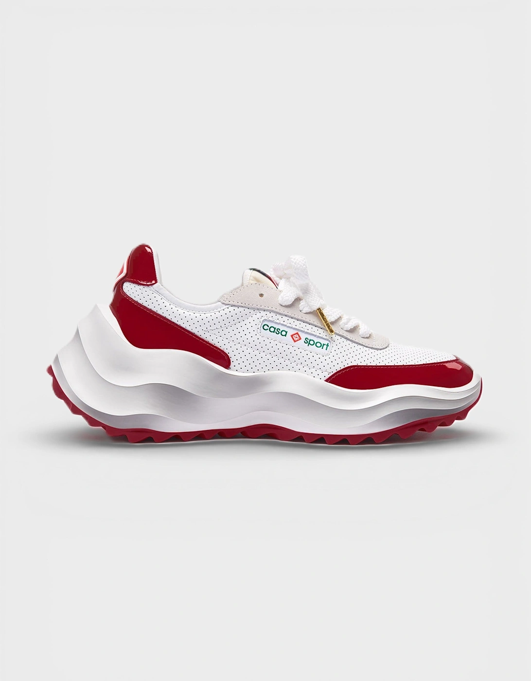 Atlantis Sneaker White Red, 7 of 6