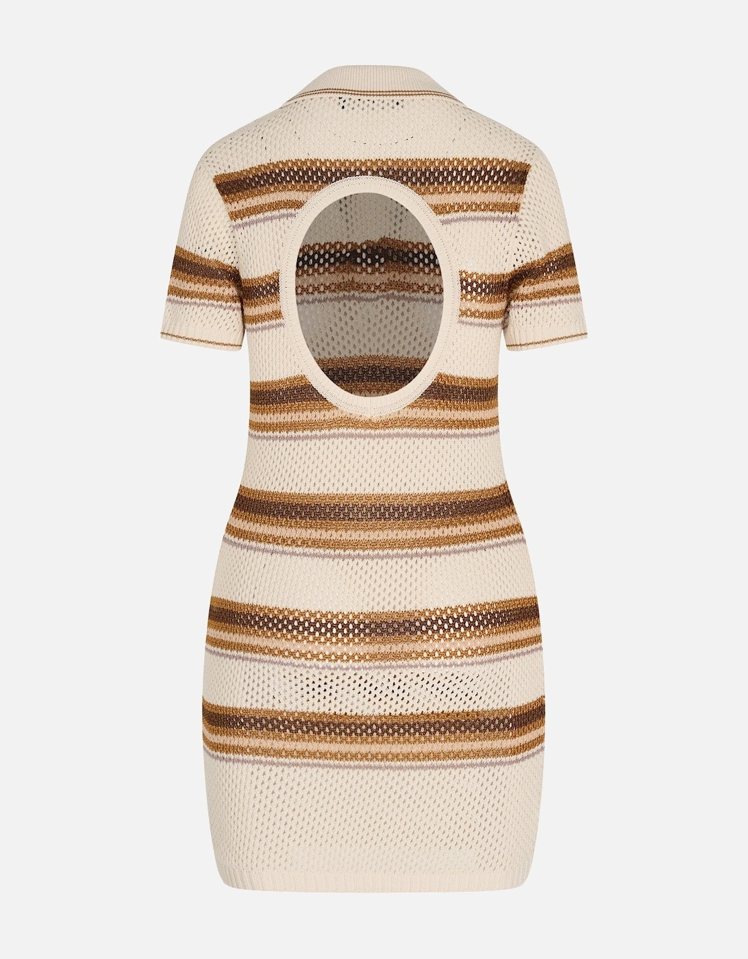 WOMENS MA STRIPE POLO MINI DRESS