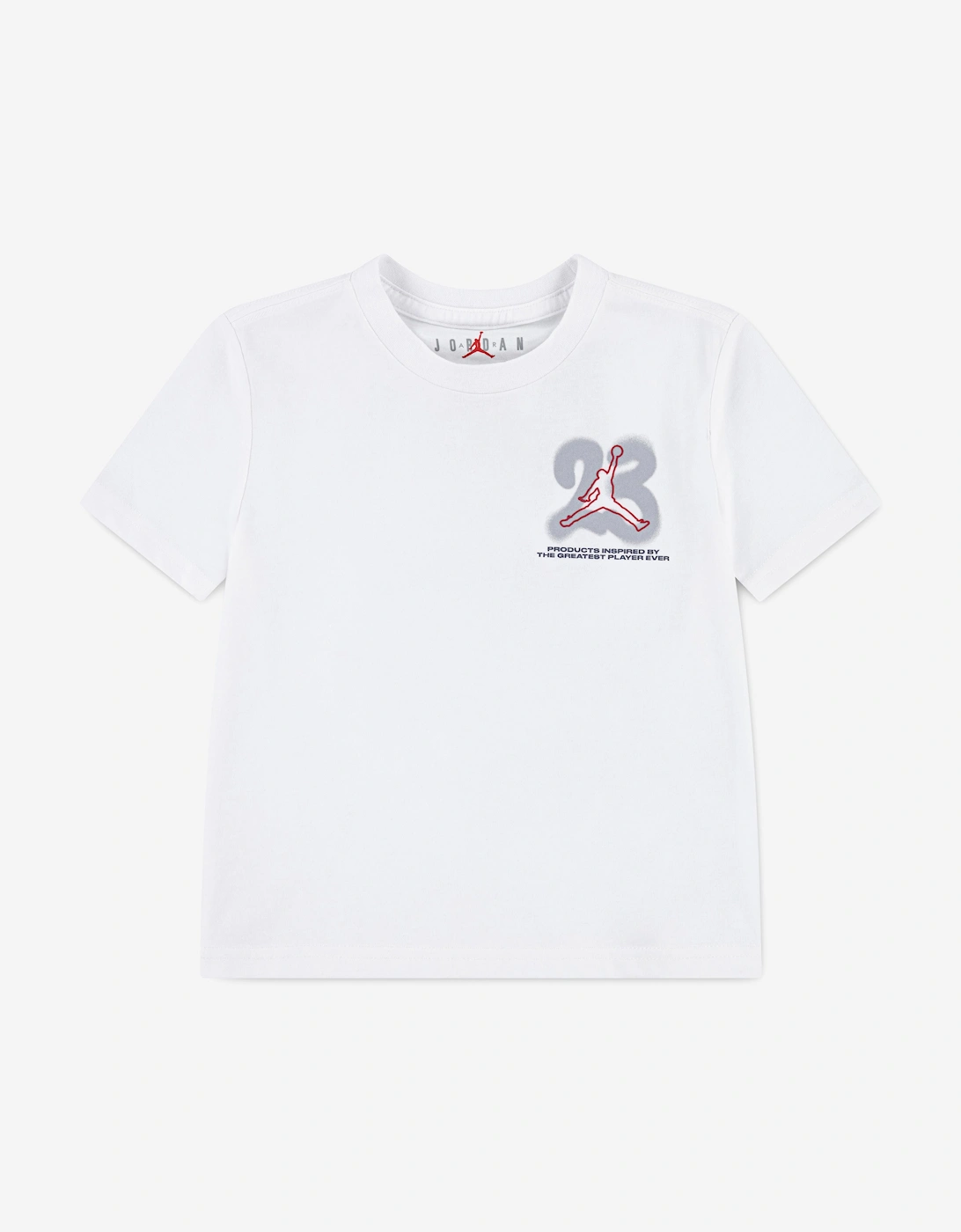 Jordan Boys 23 Throw Up T-Shirt in White, 5 of 4