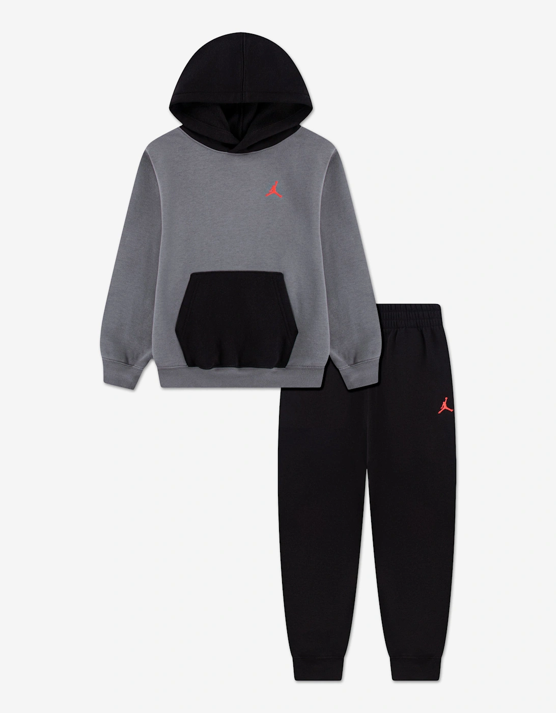 Jordan Kids MJ Brooklyn Fleece Tracksuit in Black, 7 of 6