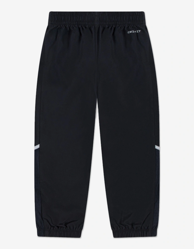 Boys Dri-Fit Half Zip Top and Pants Set in Black