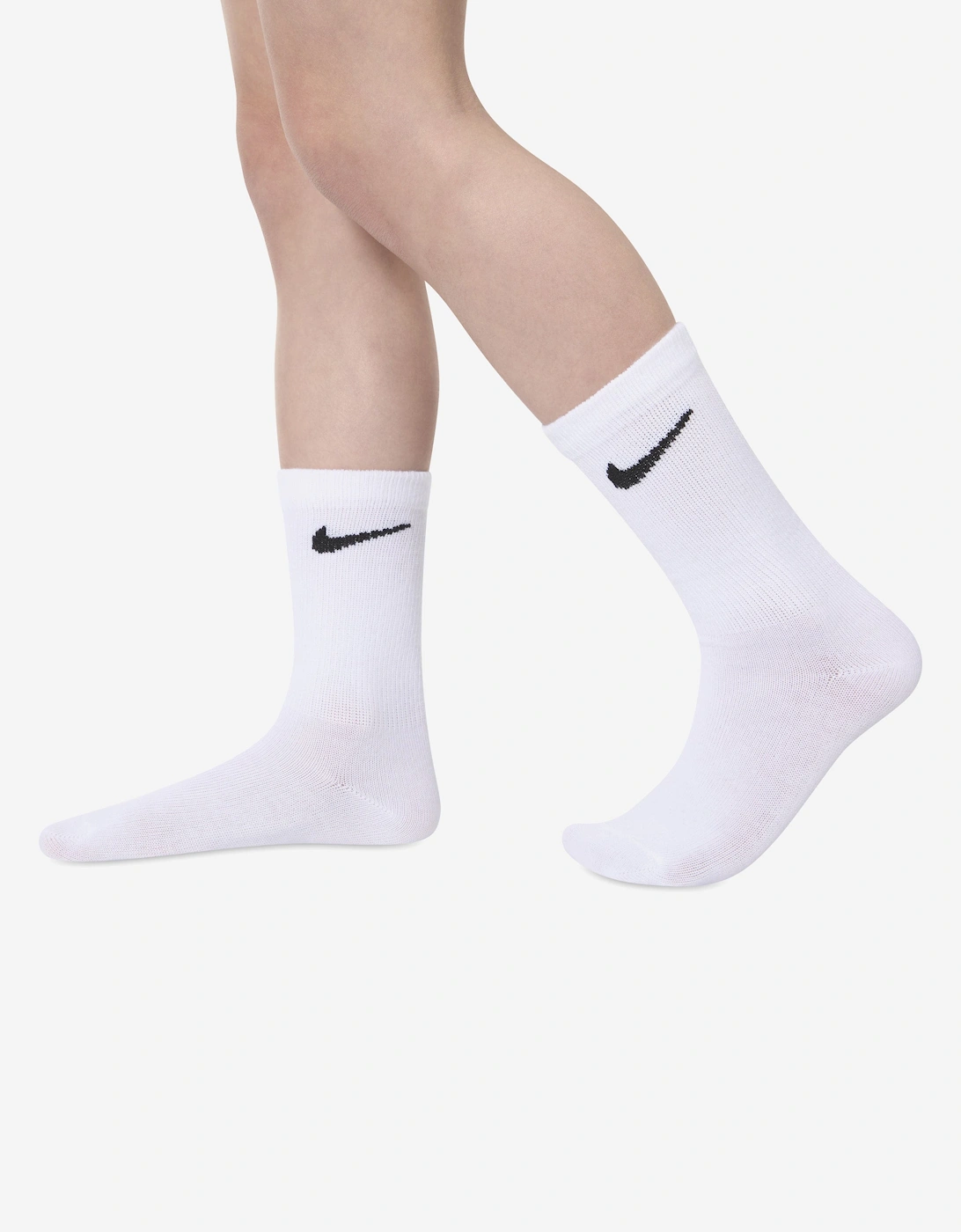 Kids Colourful Crew Socks Set in Black