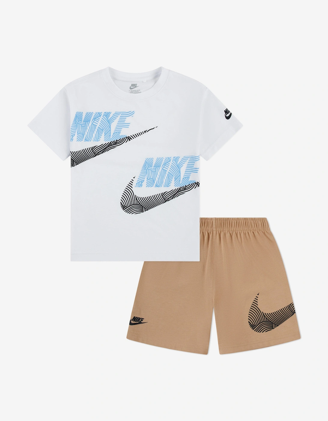 Boys NSW Relaxed Short Set in Beige, 7 of 6