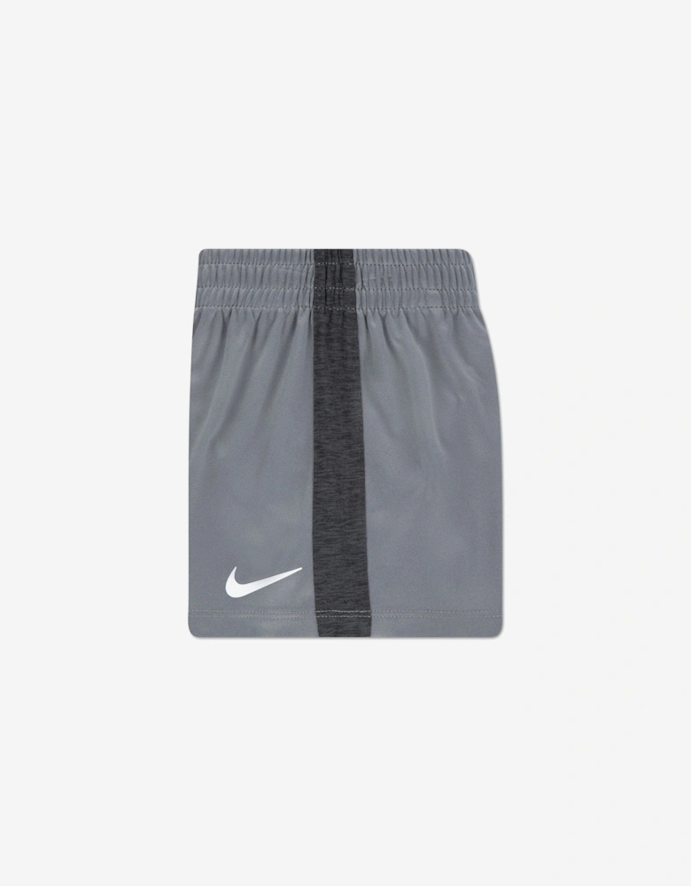 Boys Dropset T-Shirt and Shorts Set in Grey