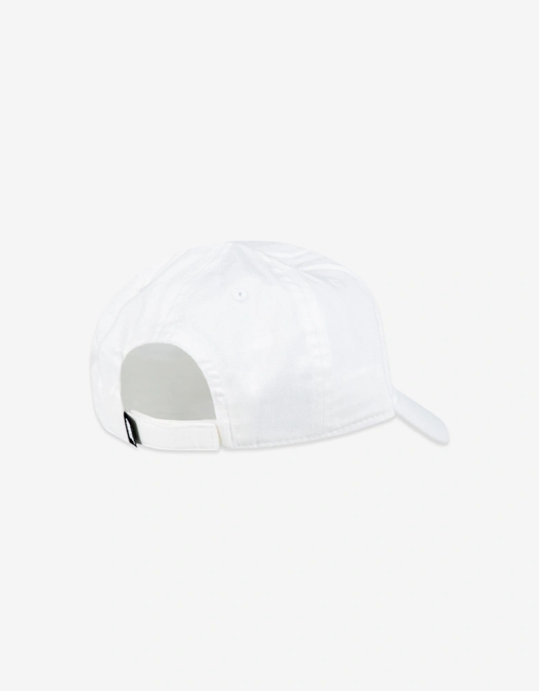 Kids Futura Curve Brim Cap in White