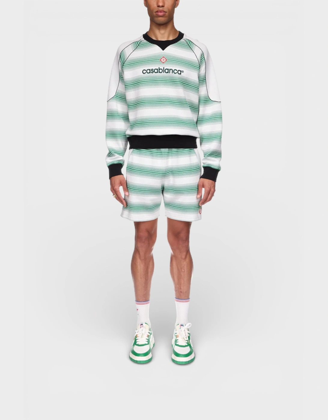 Interlock Sweatshirt Gradient Stripe