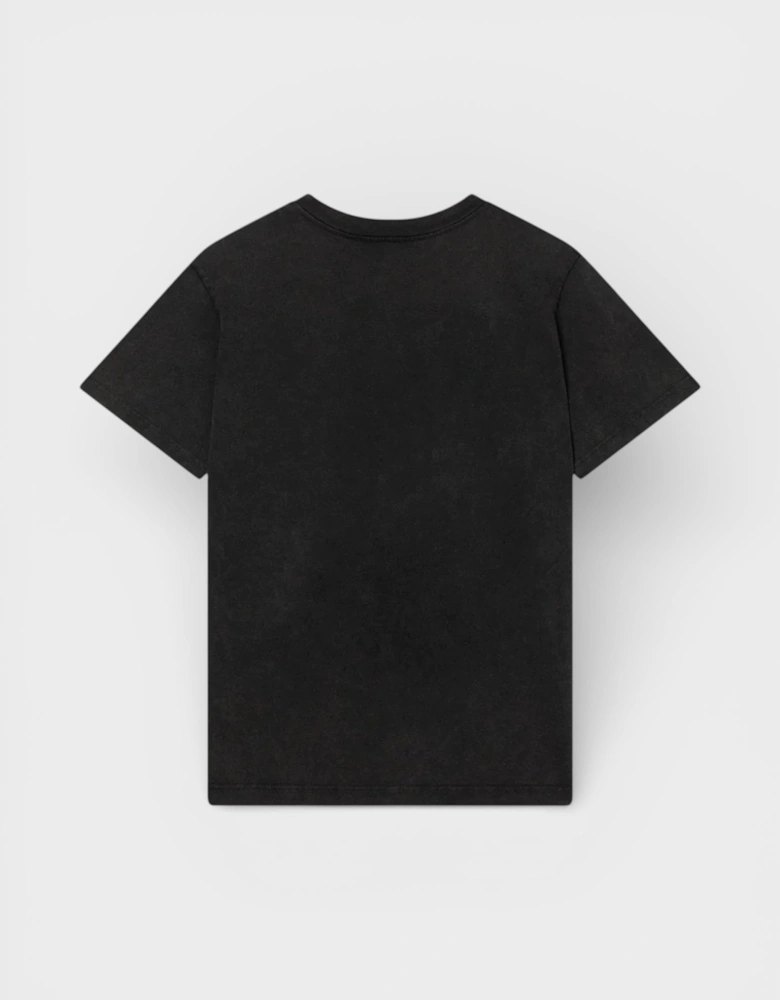 Printed T-Shirt Music For The People Faded Black