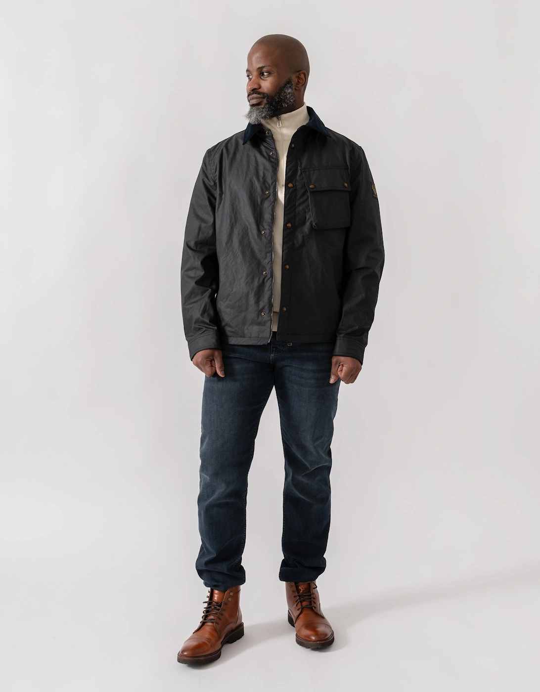Ground Mens Jacket - Dark Navy