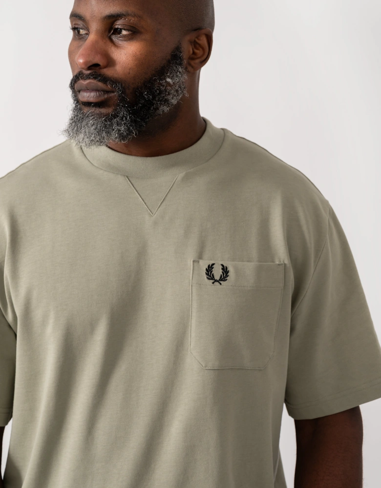 Mens Pocket Detail T-Shirt - Seagrass M37