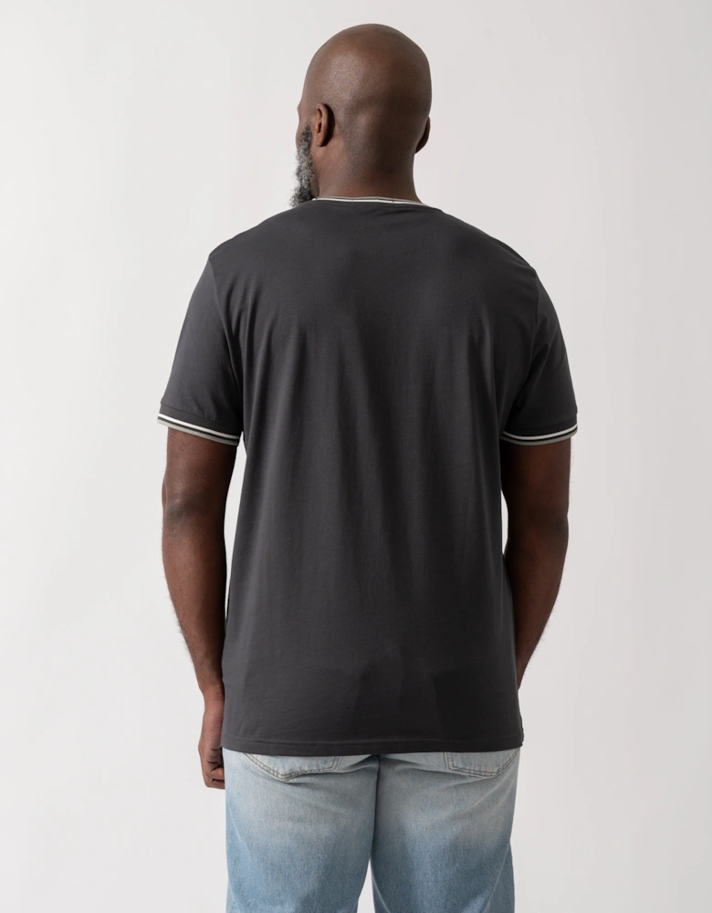 Mens Twin Tipped T-Shirt - Anchor Grey/Ecru/Seagrass 87A