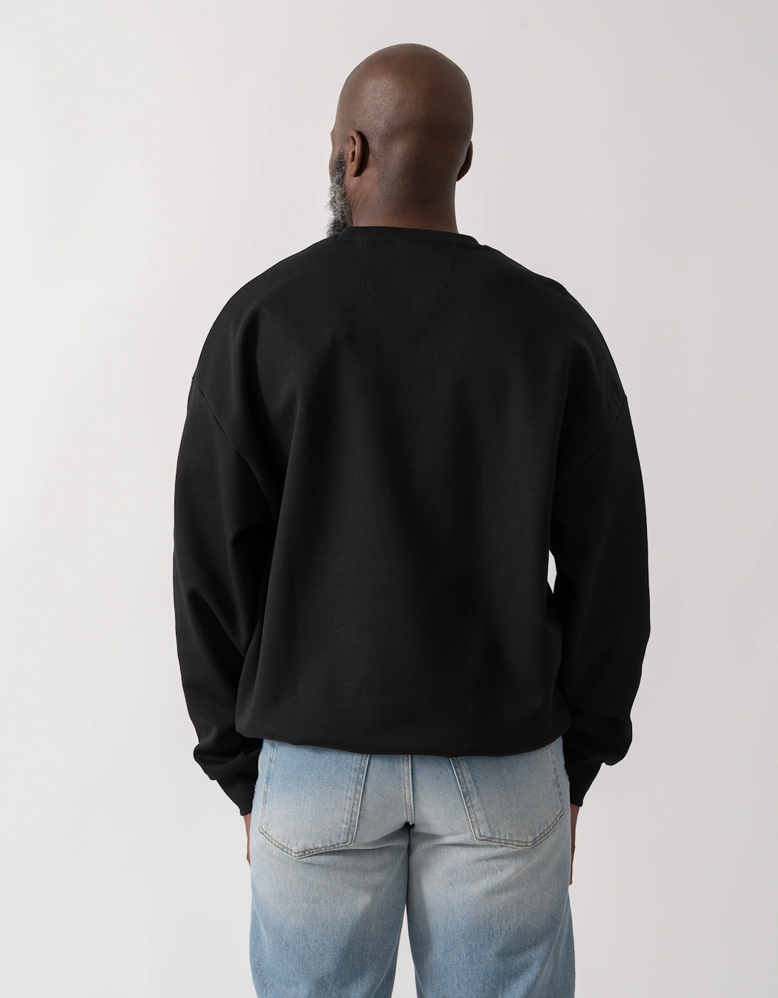 BOSS Green Stenson Mens Crew Neck Sweatshirt - Black 002