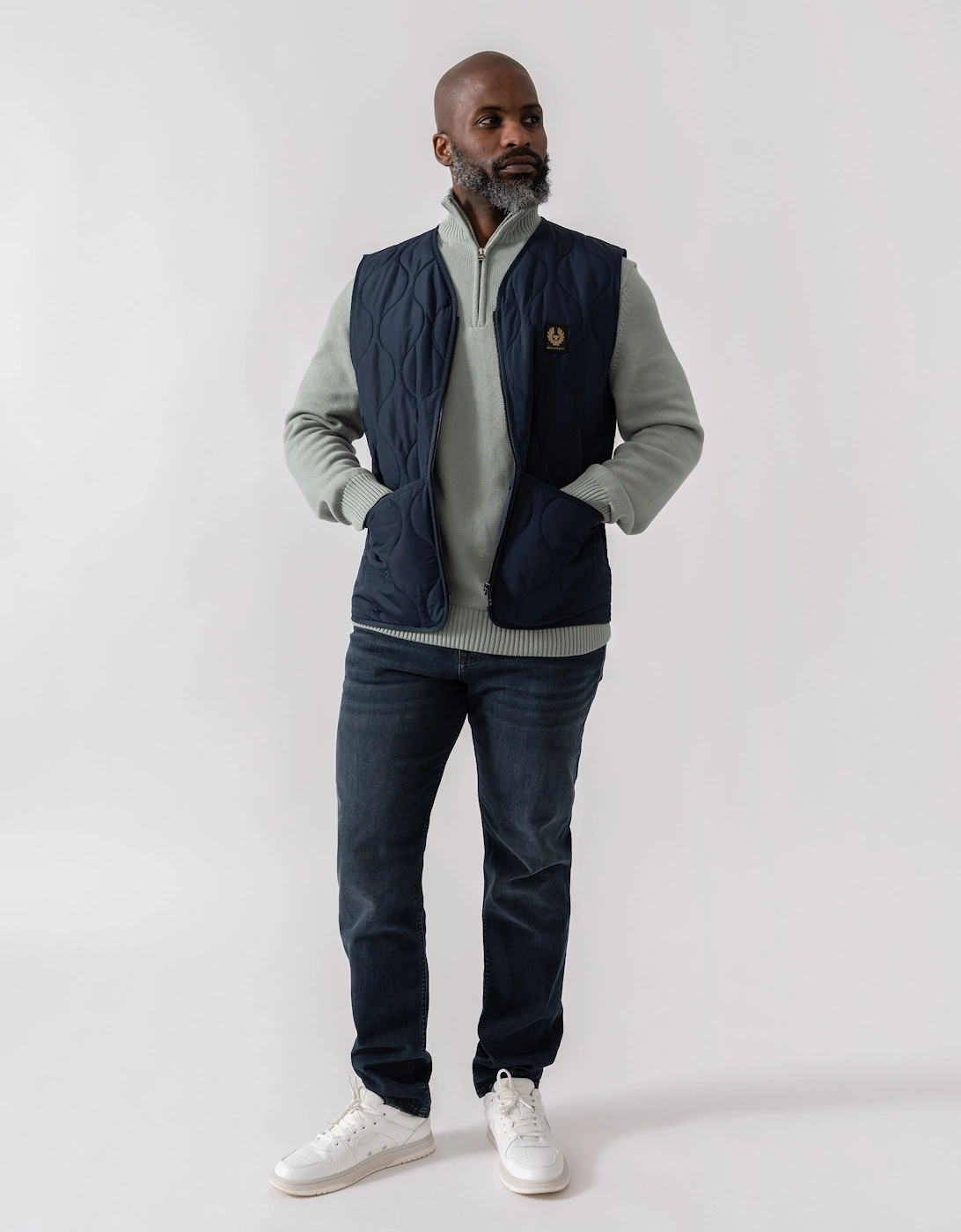 Base Mens Gilet - Dark Ink