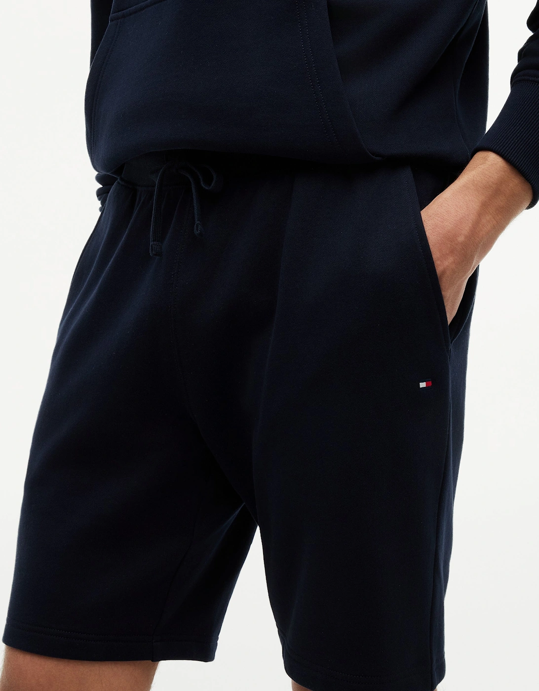 Tommy Hilfiger Men's Navy Essential Terry Sweatshorts - Blue  37/36/32 Xl