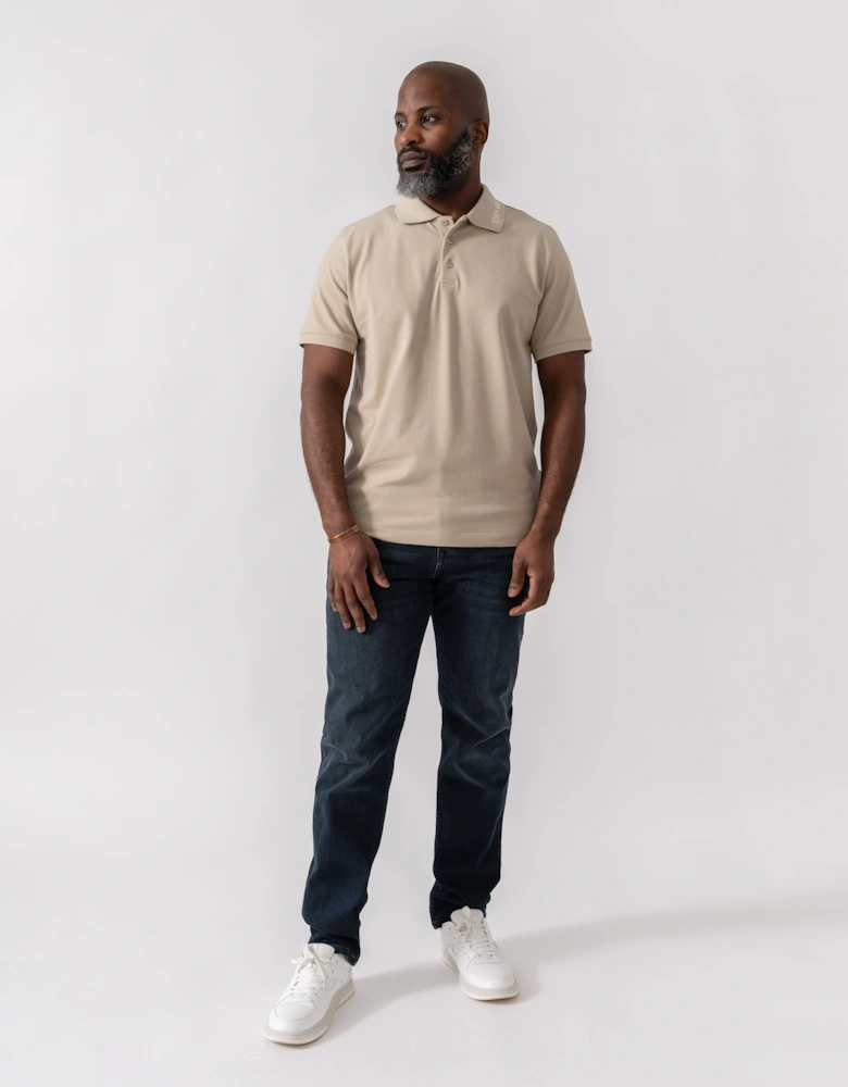 Mens Beach Polo - Taupe