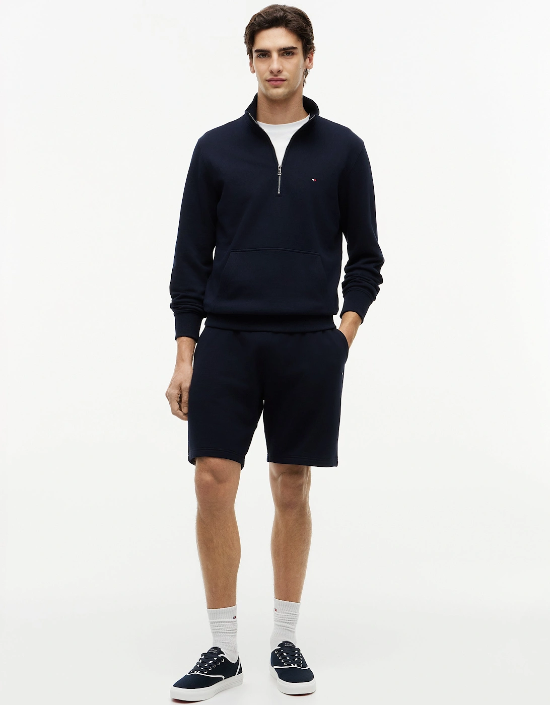 Essential Terry Mens Sweatshorts - Navy Blue