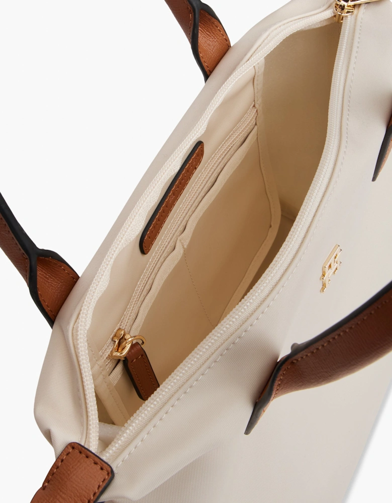 Popette Womens Mini Tote Bag - Soft Cream