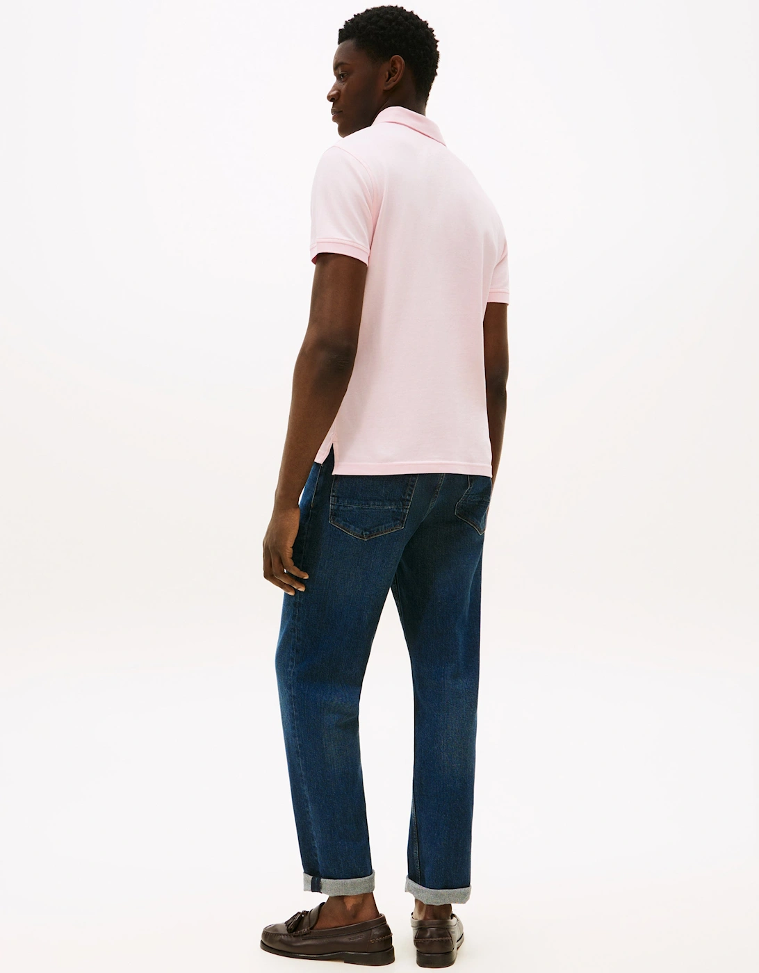 1985 Regular Fit Mens Polo - Pink Lily