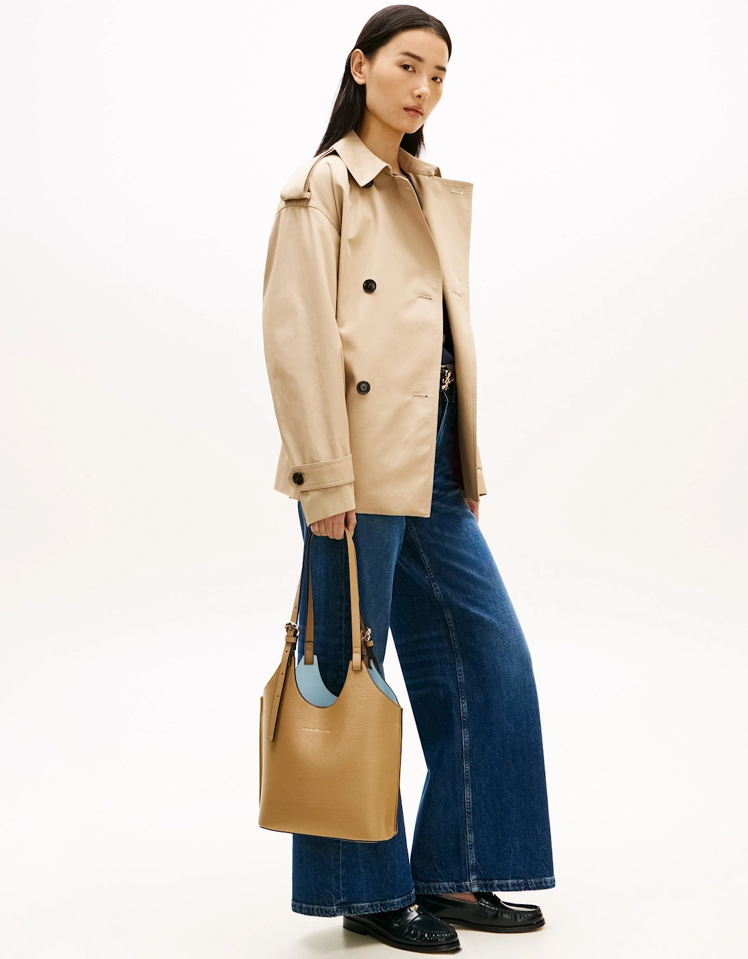 TH Modern Womens Mini Tote Bag - Safari Canvas