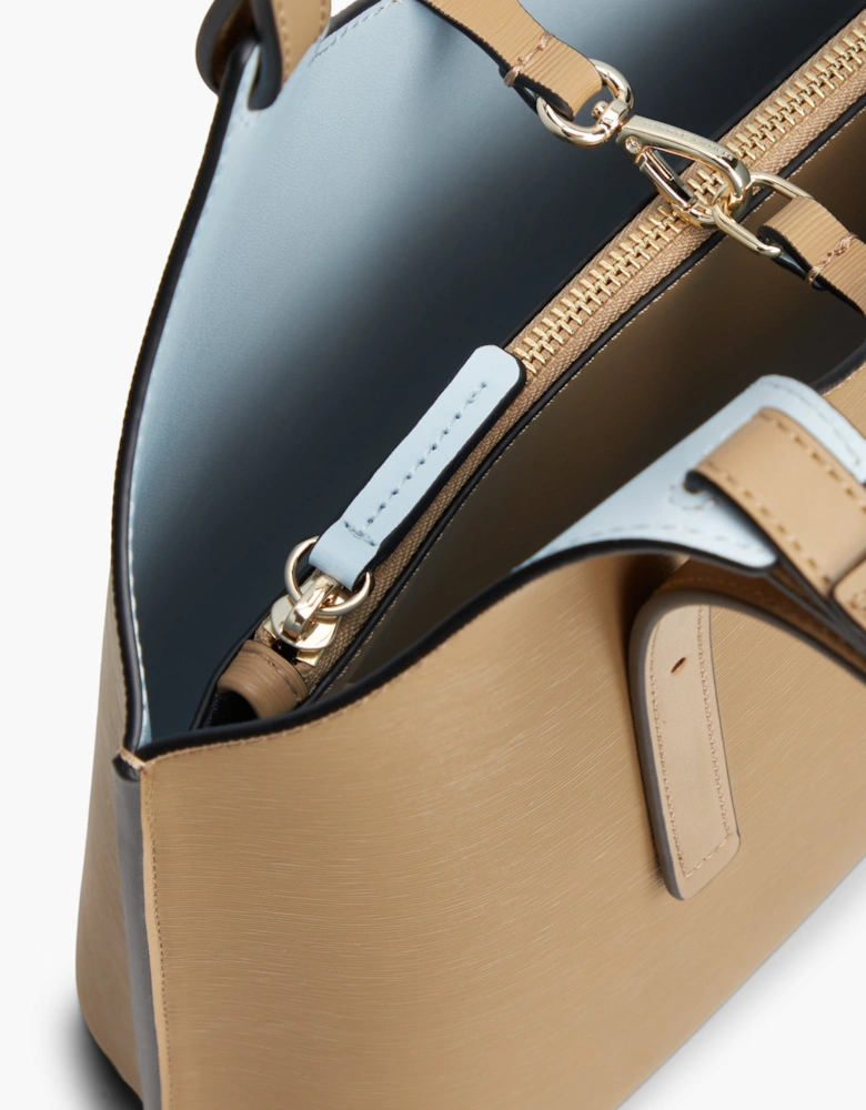 TH Modern Womens Mini Tote Bag - Safari Canvas