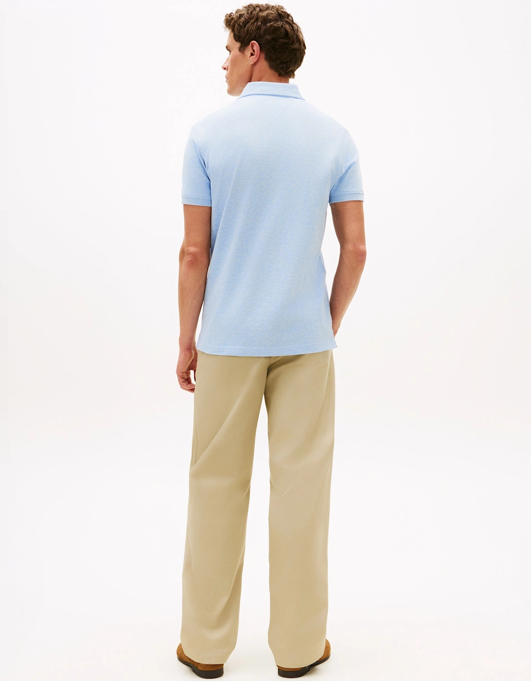 1985 Regular Fit Mens Polo - Vessel Blue Heather