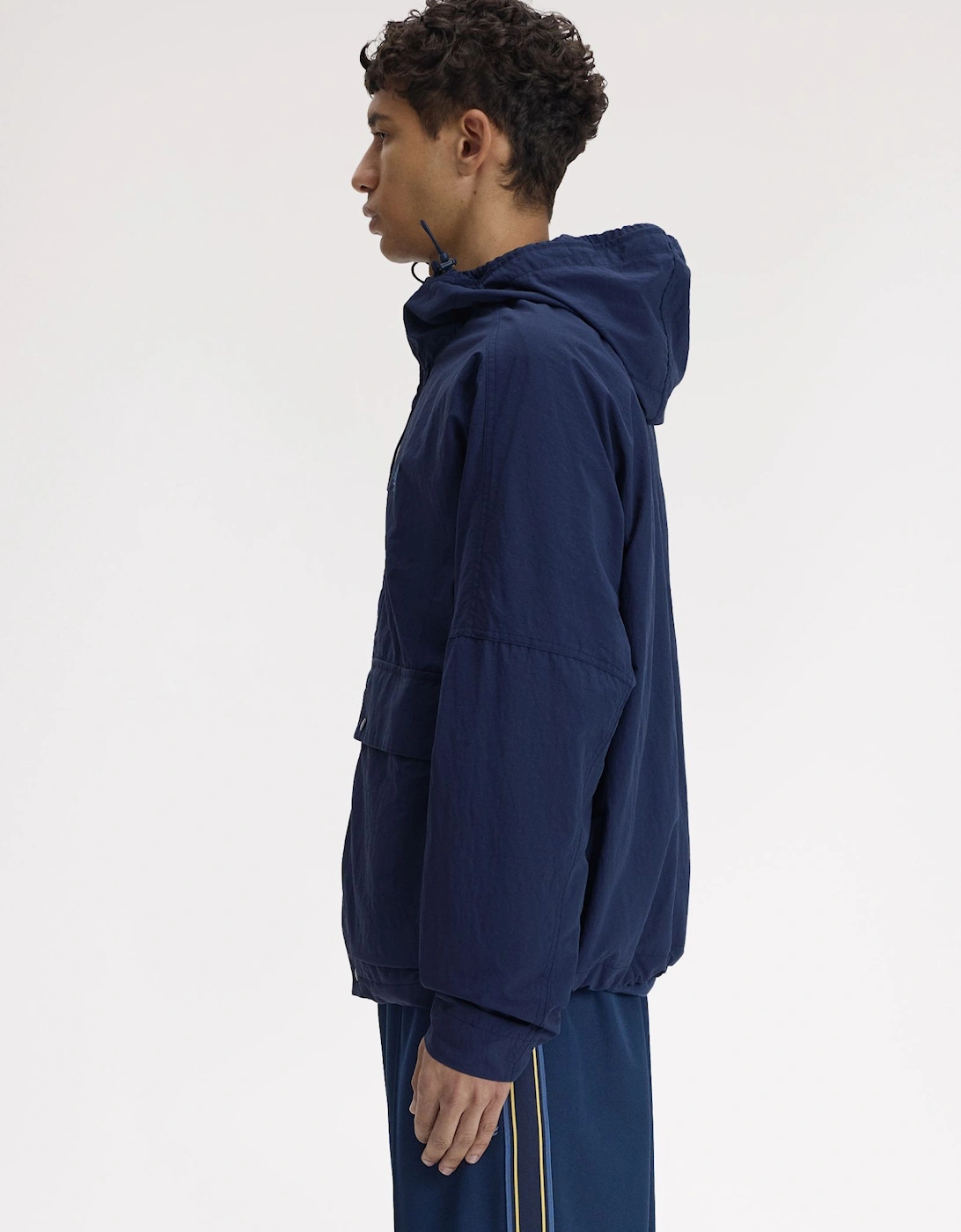 J2323 Cropped Ripstop Parka - Tennis Blue