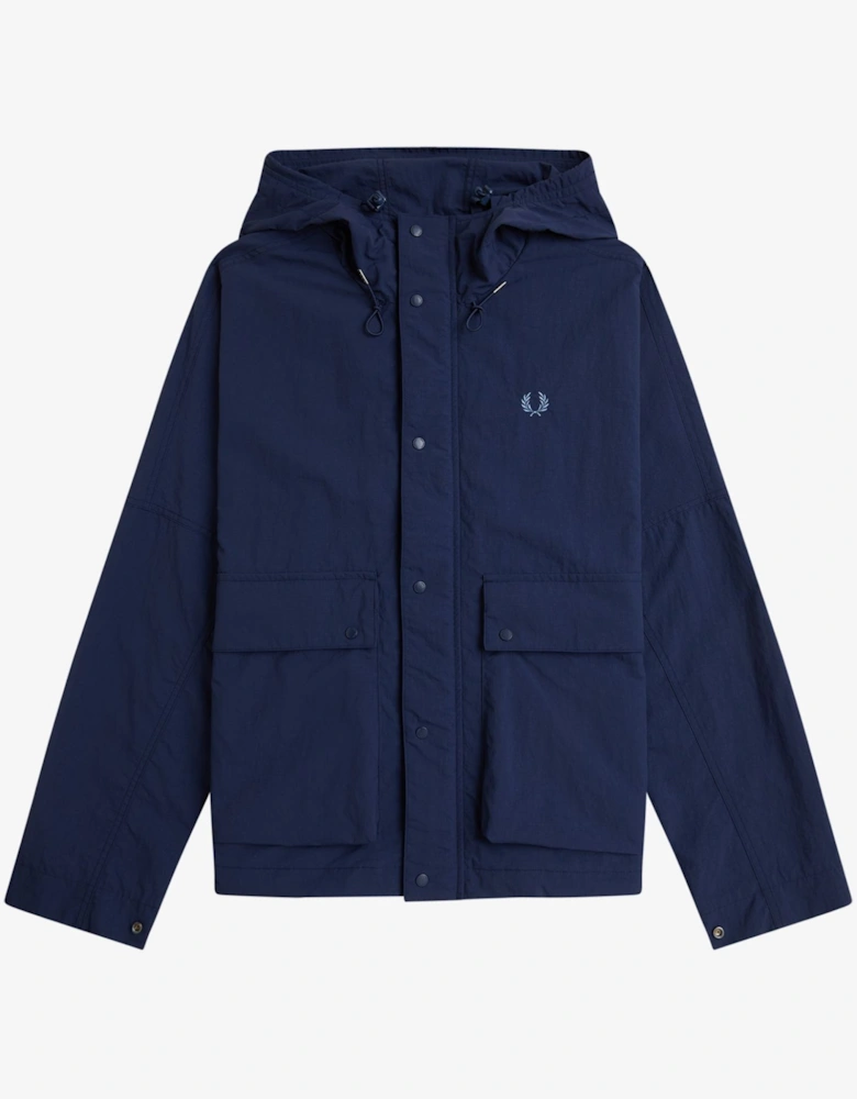 J2323 Cropped Ripstop Parka - Tennis Blue