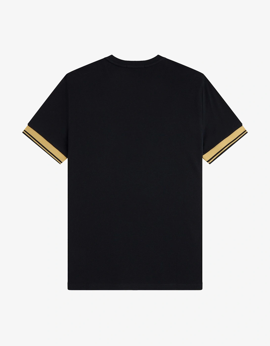 M2396 Twin Tipped Cuff T-Shirt - Black/Champagne