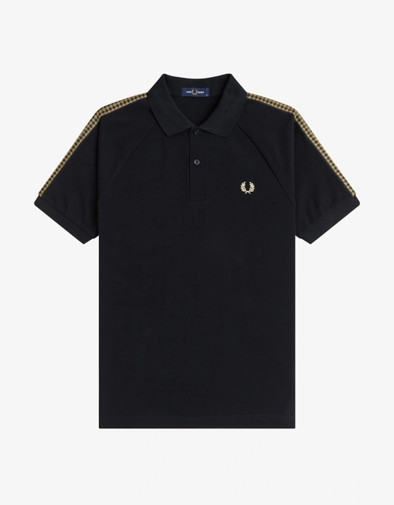M2304 Cross Tape Polo Shirt - Black