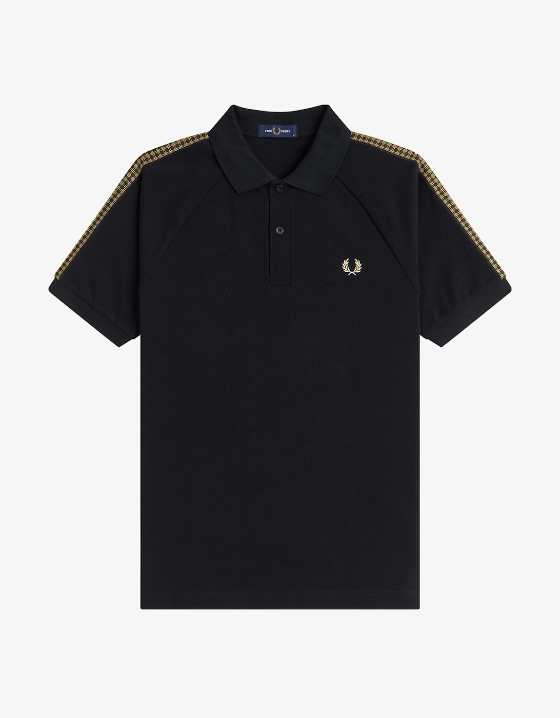 M2304 Cross Tape Polo Shirt - Black, 10 of 9
