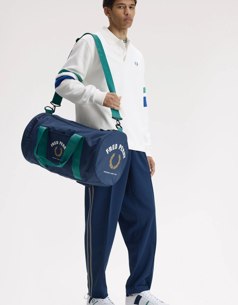 M2416 Tipped Sleeve Collared Sweat - Snow White