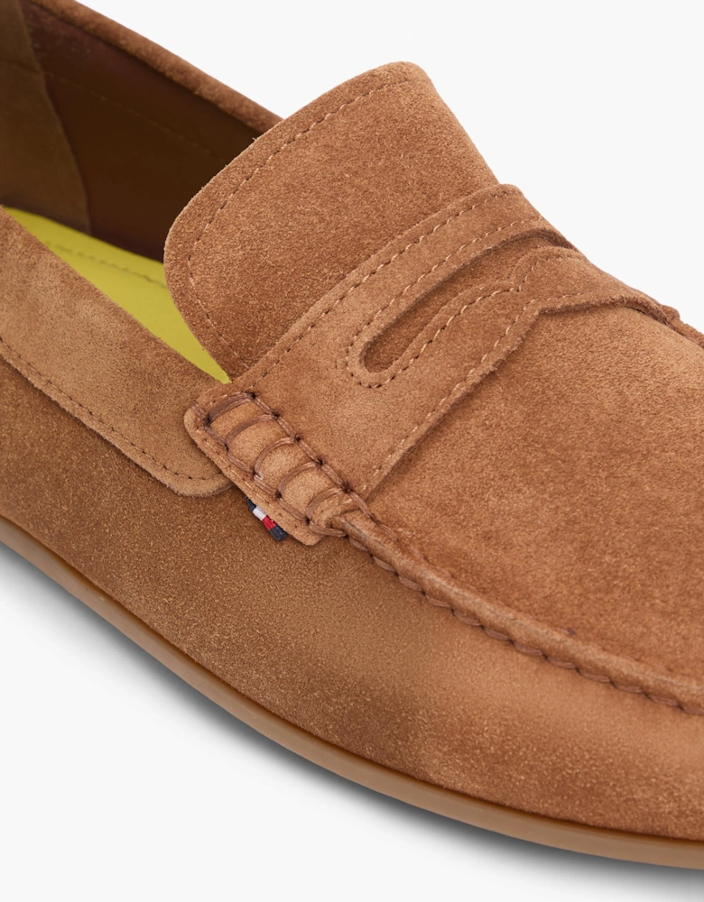 Core Hilfiger Mens Suede Driver - Coconut Grove