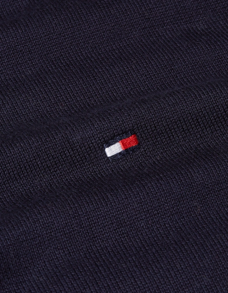 Essential Cotton Mens Knitted Polo - Desert Sky