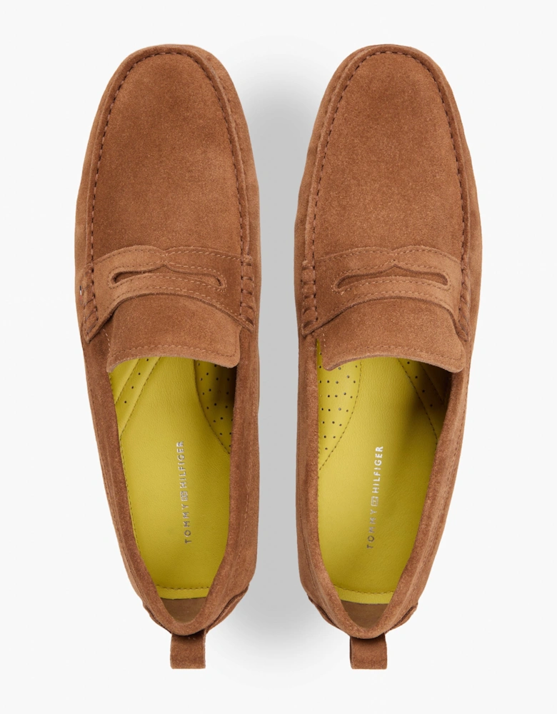Core Hilfiger Mens Suede Driver - Coconut Grove