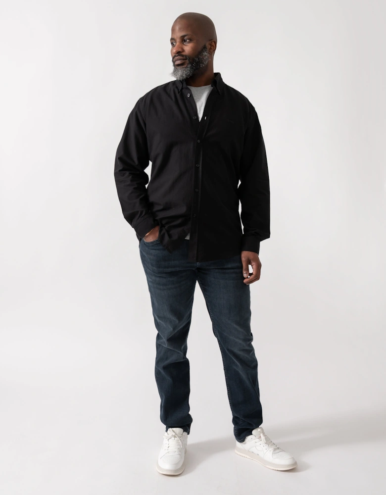 BOSS Orange Rickert Mens Long Sleeve Shirt - Black 002