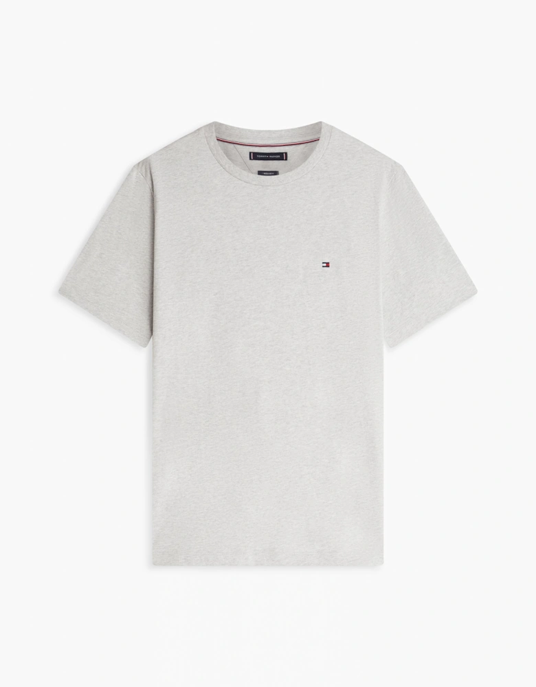 Essential Seasonal Regular Fit Solid Mens T-Shirt - Light Grey Heather