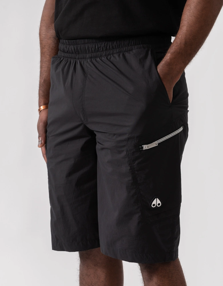 Topflight Mens Cargo Shorts - Black 292