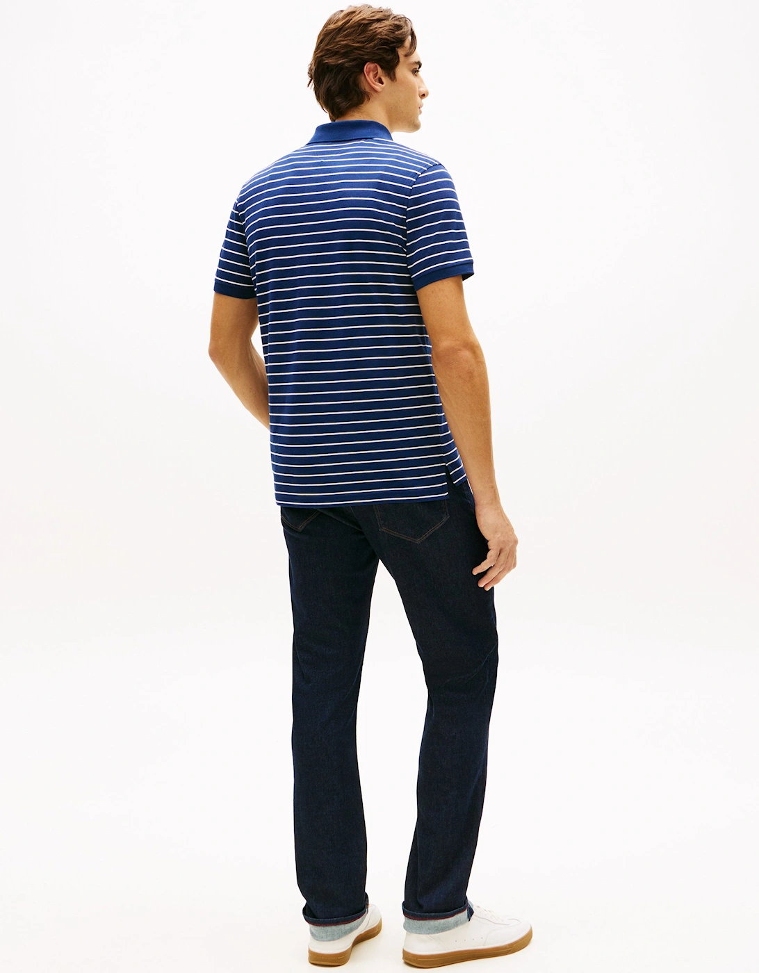 1985 Regular Fit Mens Polo - Carbon Navy/Ivory Petal