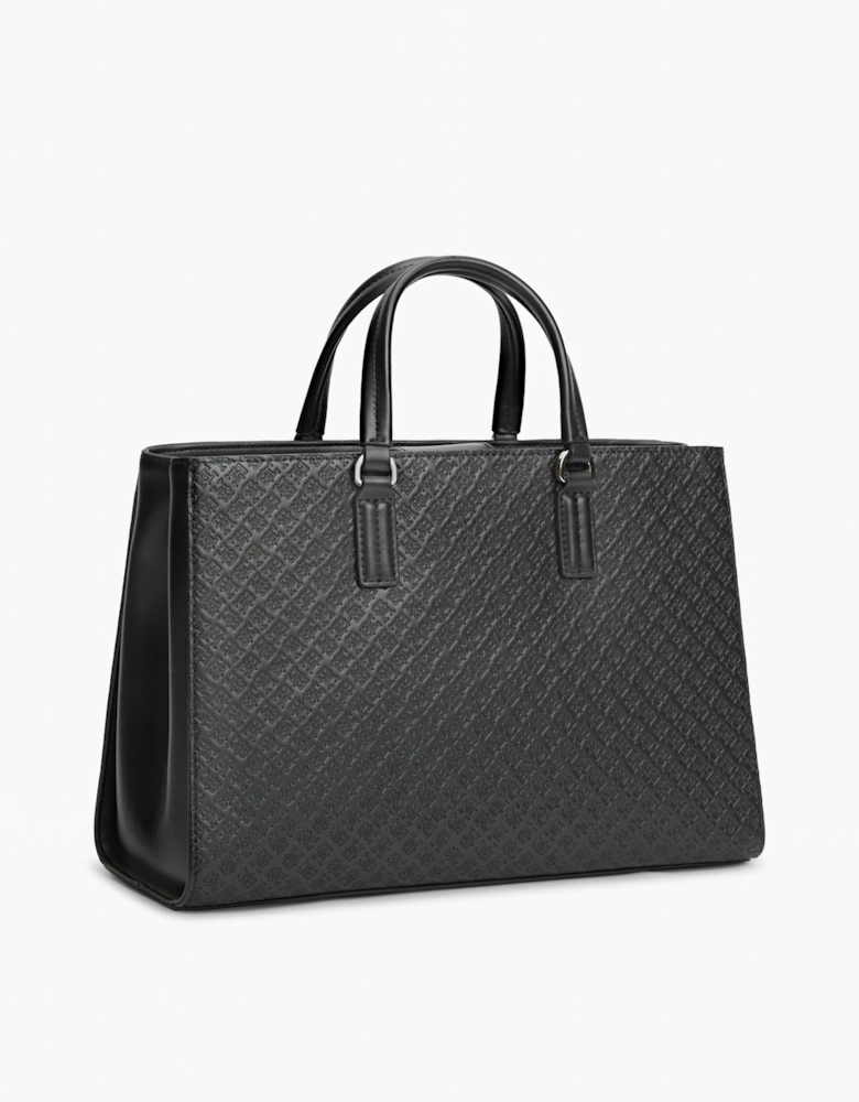 TH Daily Mono Womens Satchel Bag - Black