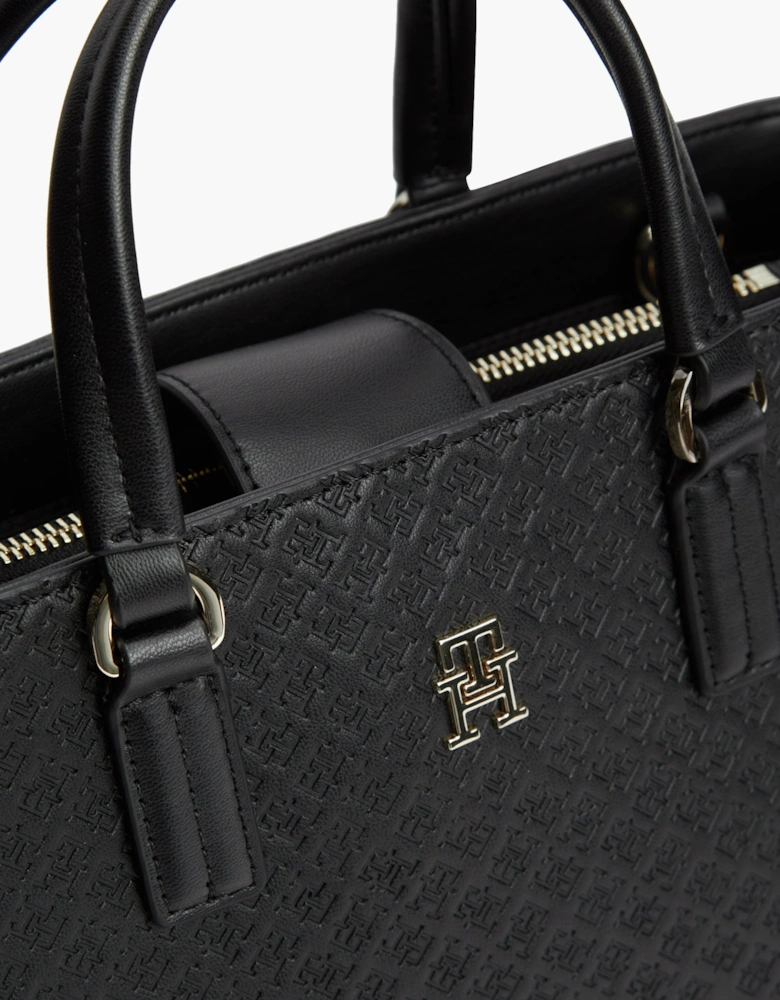 TH Daily Mono Womens Satchel Bag - Black