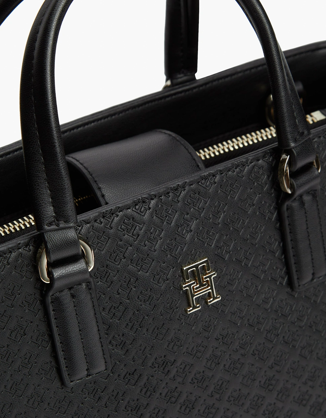 TH Daily Mono Womens Satchel Bag - Black