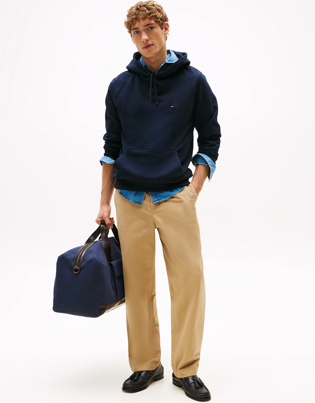 Essential Terry Mens Hoodie - Desert Sky