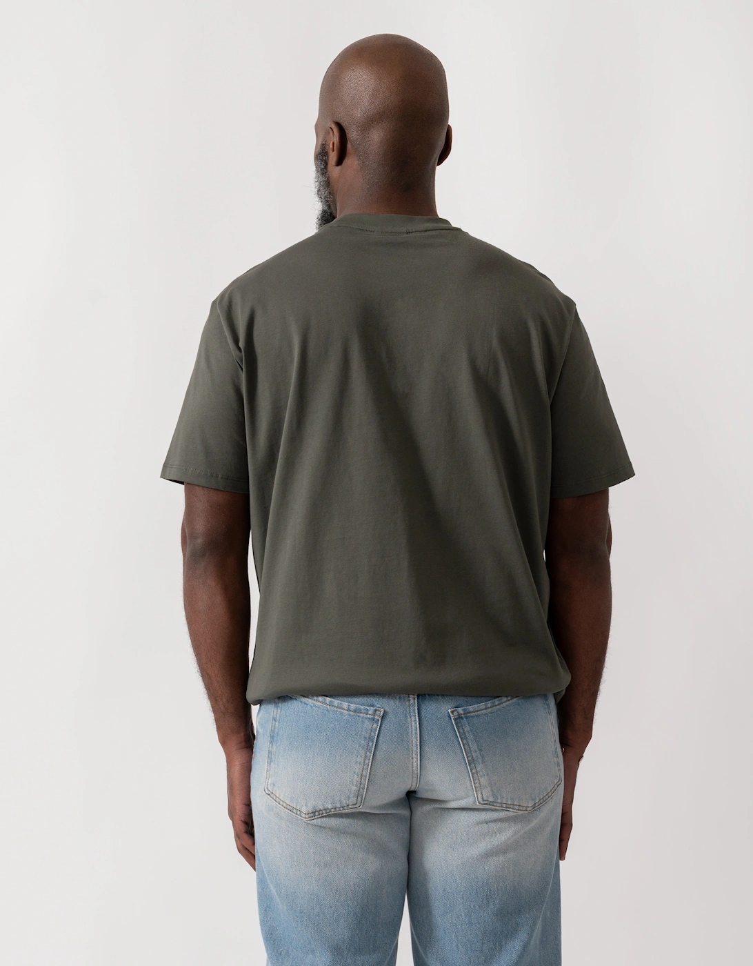 Mens T-Shirt with Tonal Milano/New York Logo - Chimera M8317