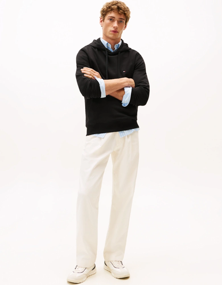 Essential Terry Mens Hoodie - Black