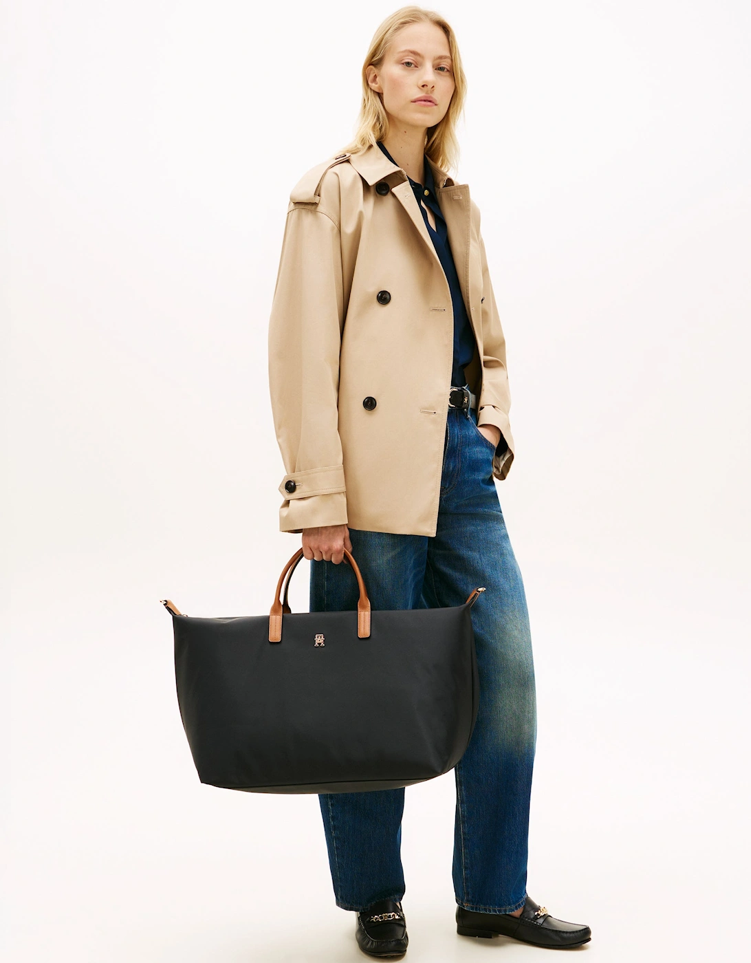 Popette Womens Weekender Bag - Black