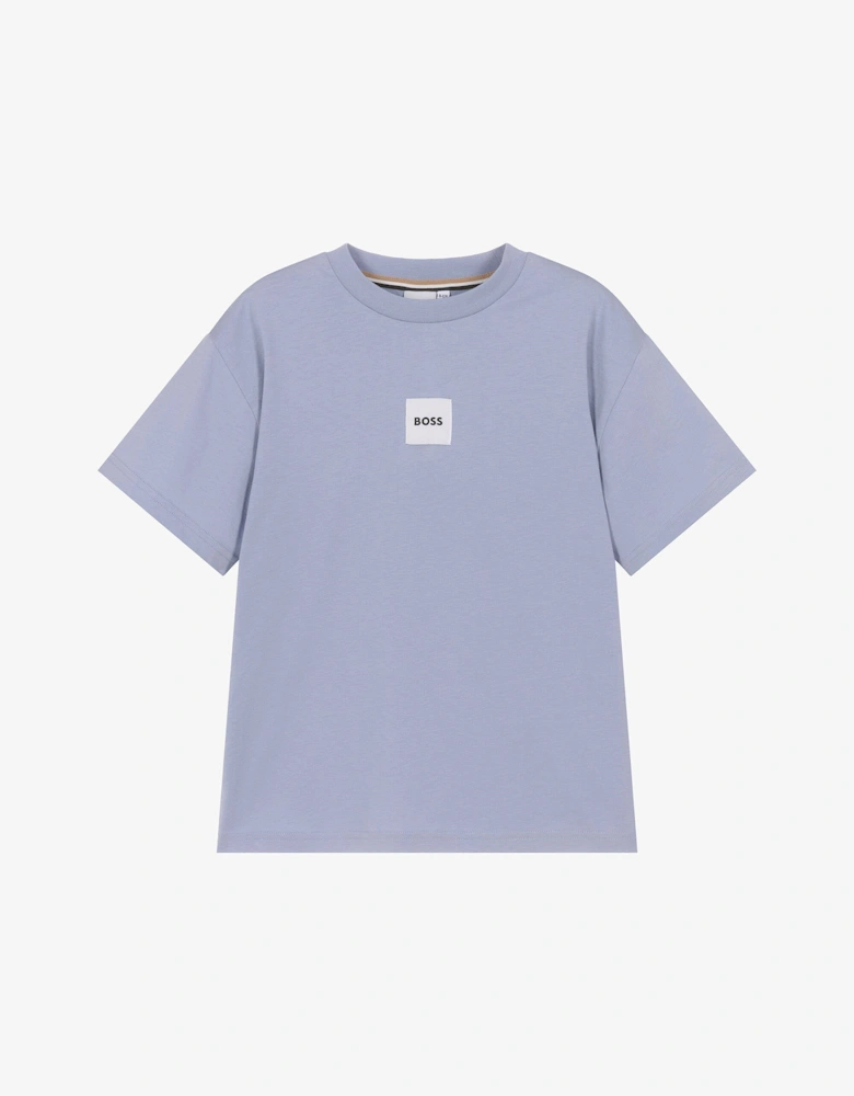 BOSS MEDIUM BLUE T SHIRT J52897