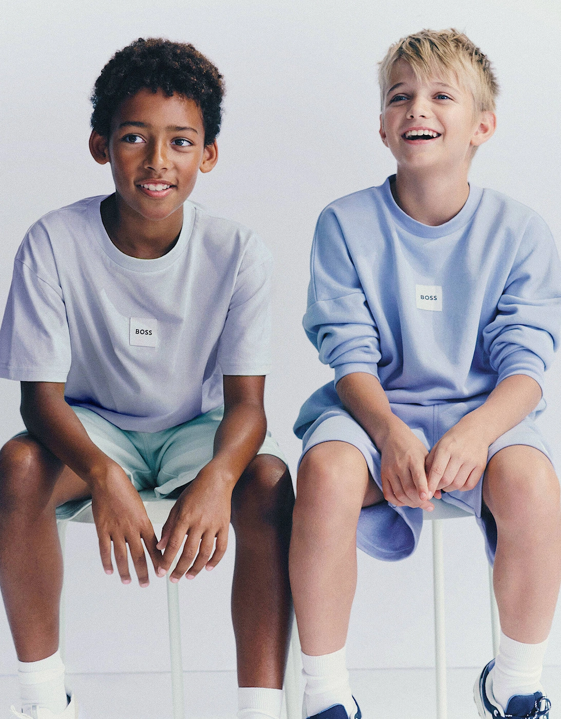 BOSS MEDIUM BLUE T SHIRT J52897